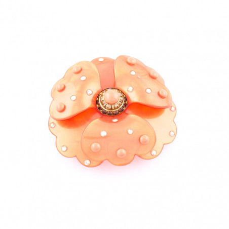 Ponytail 8cm Peonies TGM light coral decor