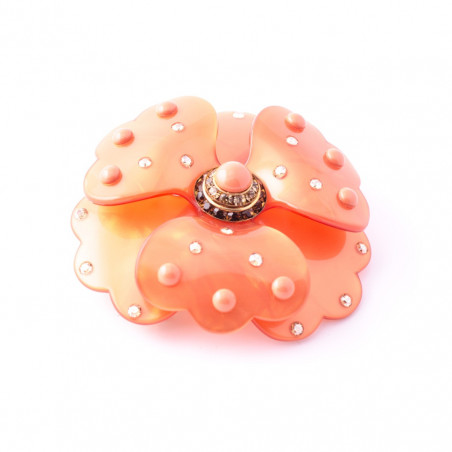 Ponytail 8cm Peonies TGM light coral decor