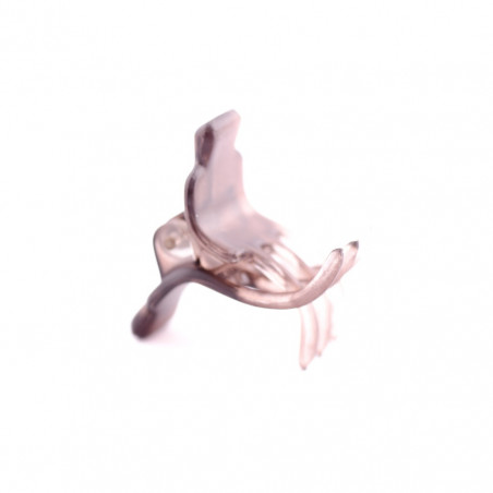 Hairclip Injected pliers TTPM simple square edge, 6 teeth