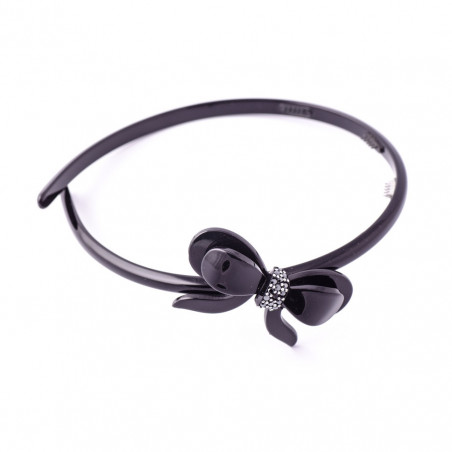 Handmade headband Elegant knots PM center of strass