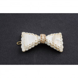 Tige boule Festooned knots PM centre strass,decoration...