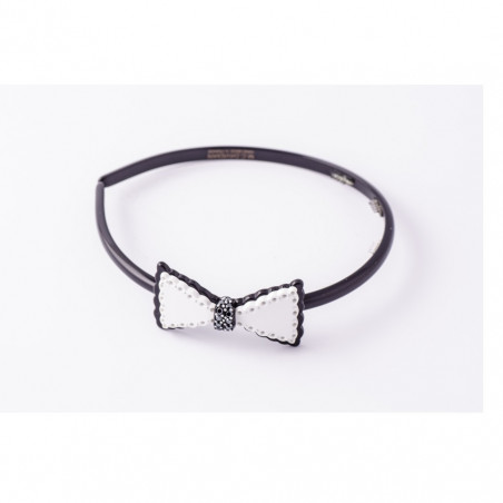 Handmade headband Festooned knots PM centre strass,decoration calotte