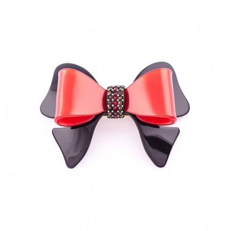 Ponytail 8cm Bow Ties GM centre strass,light mozart