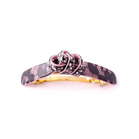 Big ponytail 8cm Half knot MM centre strass,pluie de strass chopped off