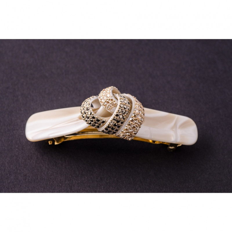 Ponytail 8cm Half knot MM centre strass,full...