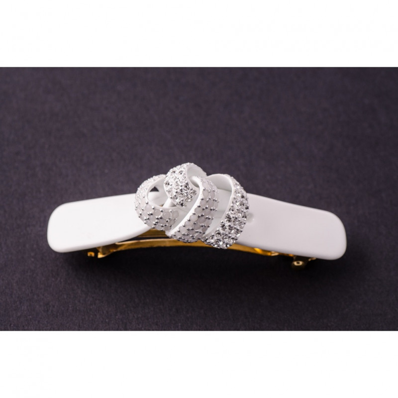 Ponytail 8cm Half knot MM centre strass,full...