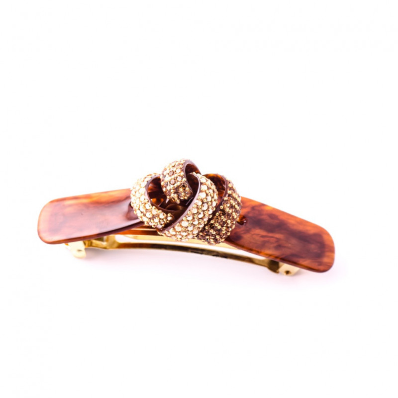 Ponytail 8cm Half knot MM centre strass,full...