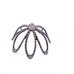 Round bun GM rail strass star 2