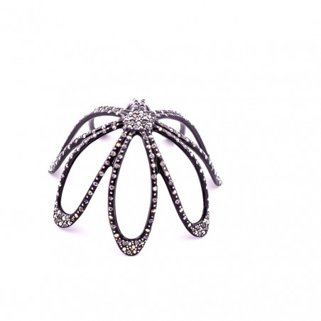 Round bun GM rail strass star