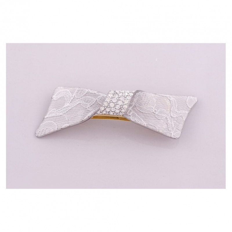 Ponytail 8cm Whirling knots GM center of strass...