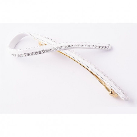 Barrette matic 11cm Boucles TGM decoration calotte,rail