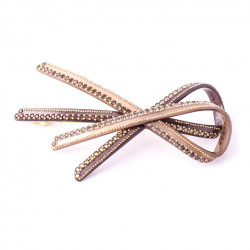 Ponytail 11cm Loops TGM decoration calotte,rail two loops 2