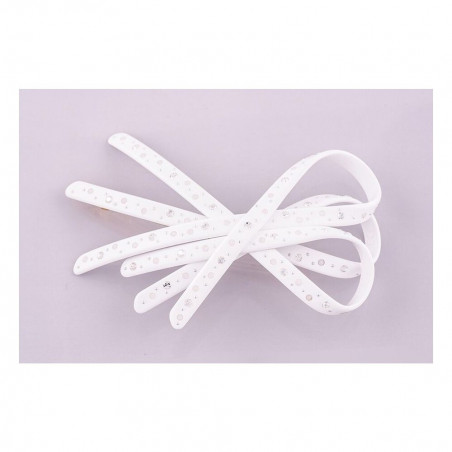 Ponytail 8cm Loops TGM rain of strass three loops