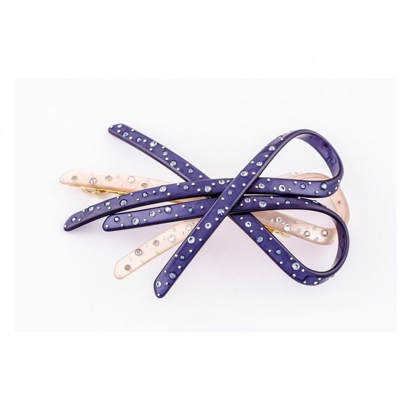 Ponytail 8cm Loops TGM rain of strass three loops