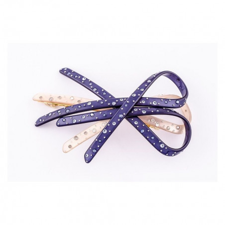 Ponytail 8cm Loops TGM rain of strass three loops