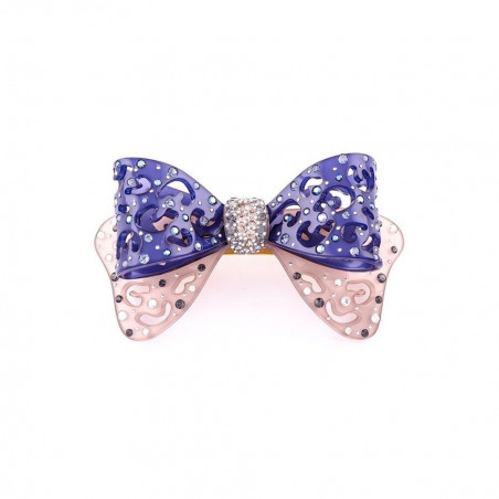 Ponytail 8cm Lace knots GM centre strass,pluie de strass openwork