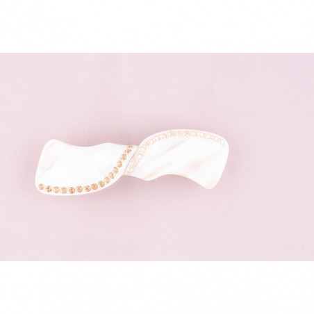 Ponytail 8cm Whirling knots MM rail strass fermé