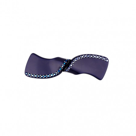 Ponytail 8cm Whirling knots MM rail strass fermé