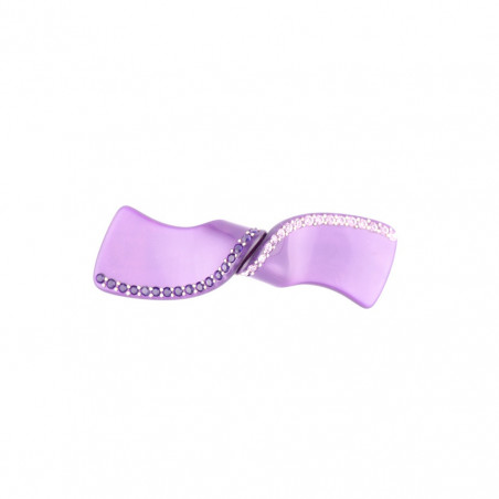 Ponytail 8cm Whirling knots MM rail strass fermé