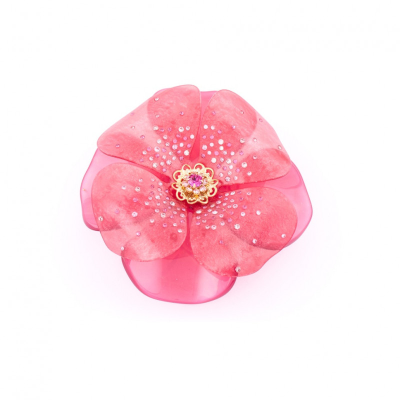 Barrette matic 8cm Camélia 2013 TGM centre...