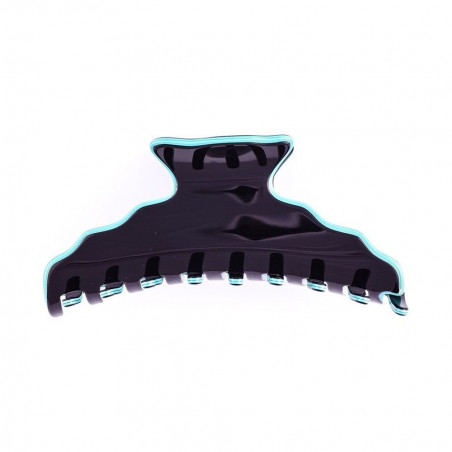 Handmade hairclip Classical TGM simple edging with wavy edges