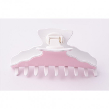 Handmade hairclip Classical TGM simple edging with wavy edges