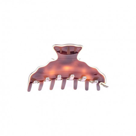 Handmade hairclip Classical GM simple edging with wavy edges