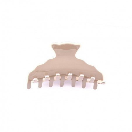 Handmade hairclip Classical GM simple edging with wavy edges