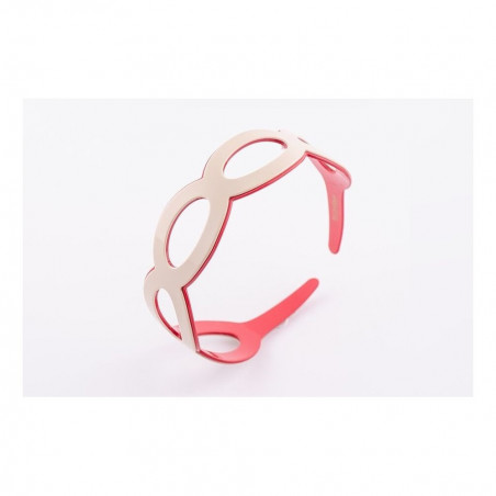 Handmade headband Classical GM simple 5 openwork ovals