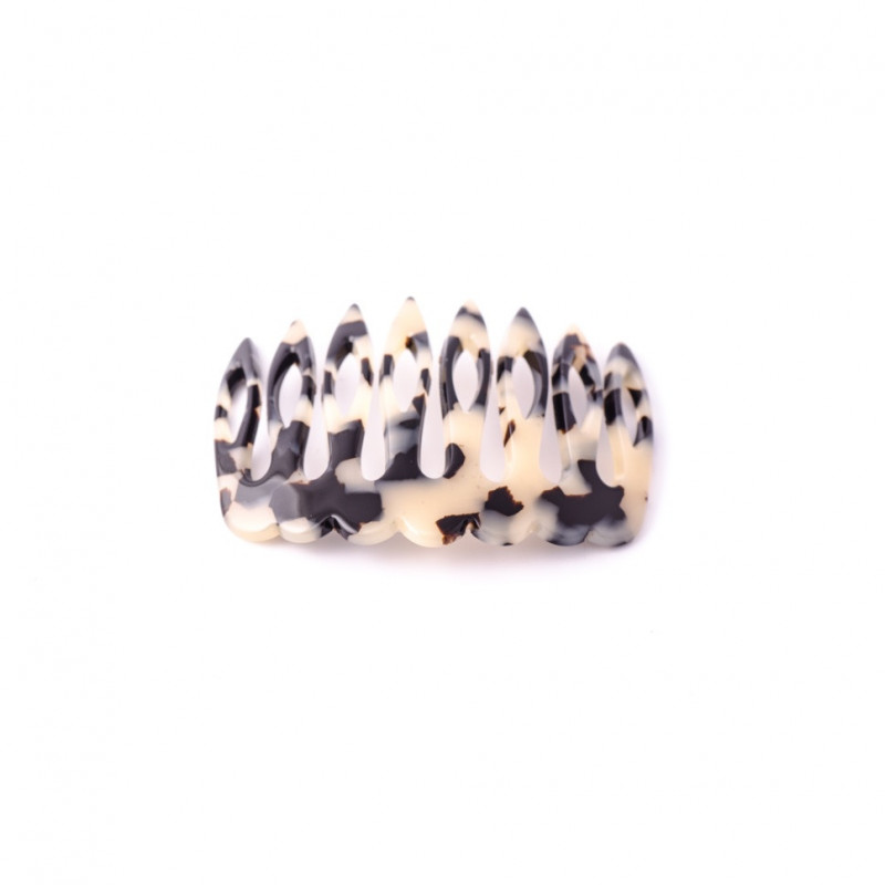 Handmade comb Classical GM simple 8 wavy teeth