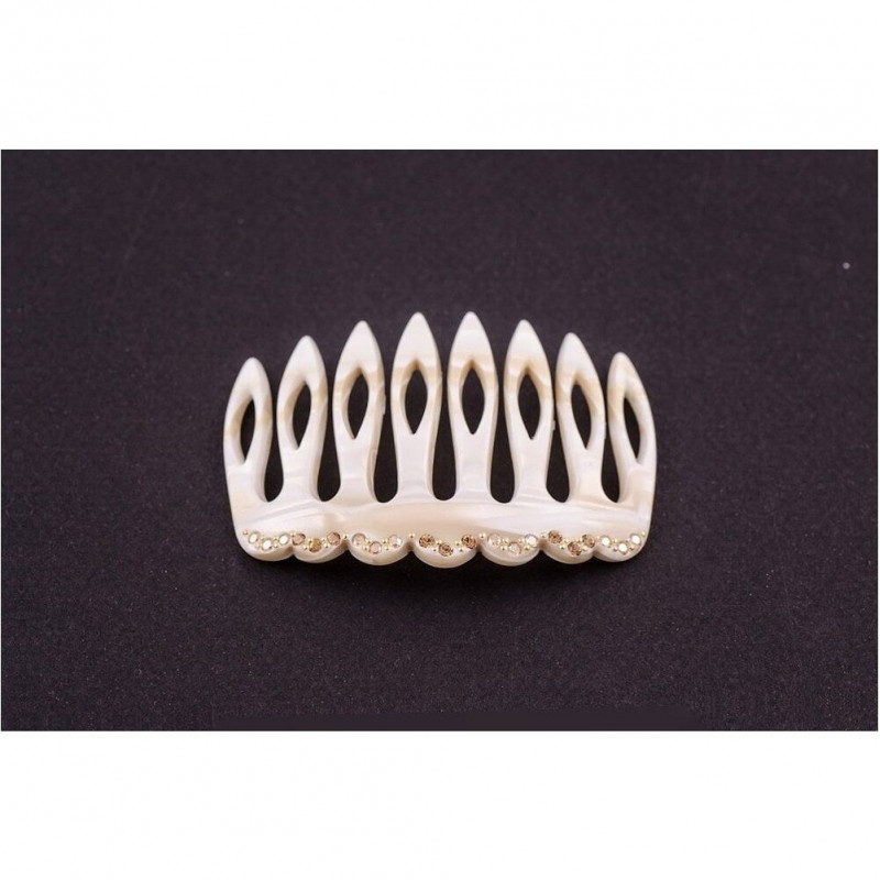 Handmade comb Classical PM light 8 wavy teeth