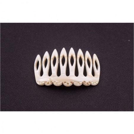 Handmade comb Classical PM light 8 wavy teeth