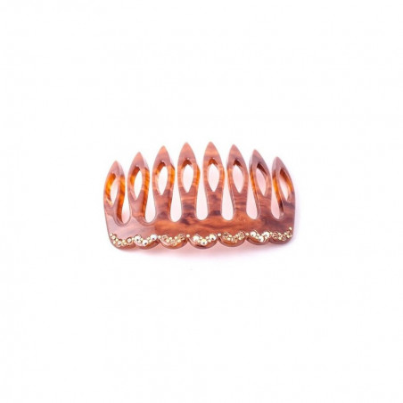 Handmade comb Classical PM light 8 wavy teeth