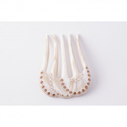 Handmade comb Classical MM light interlaced pin