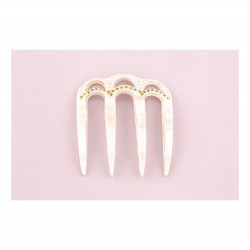 Handmade comb Classical MM rail strass 2