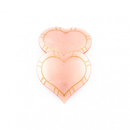 Ponytail 8cm Valentine hearts GM filet,simple two