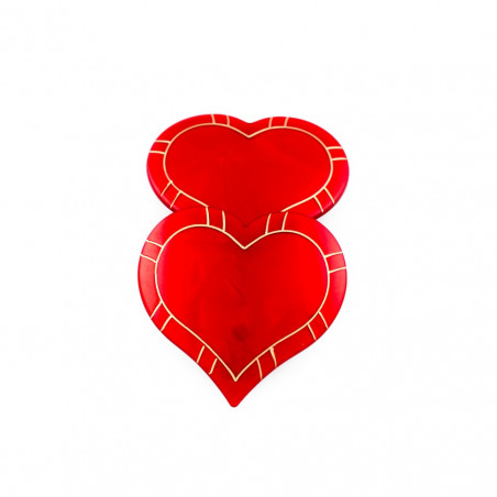 Ponytail 8cm Valentine hearts GM filet,simple two