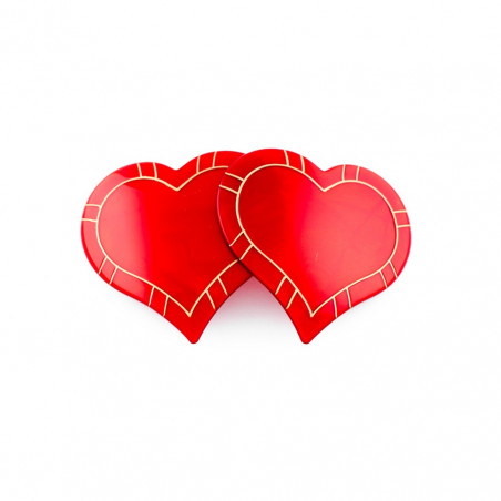 Ponytail 8cm Valentine hearts GM filet,simple two horizontal