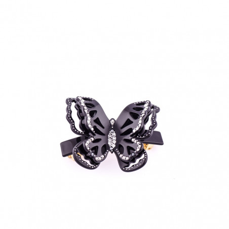 Barrette matic 8cm Papillons ajourés GM light papillon ajouré