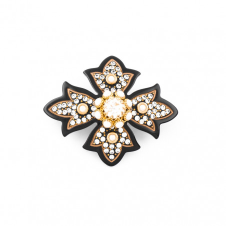 Ponytail 6cm Cross PM full Gothic with cabochon