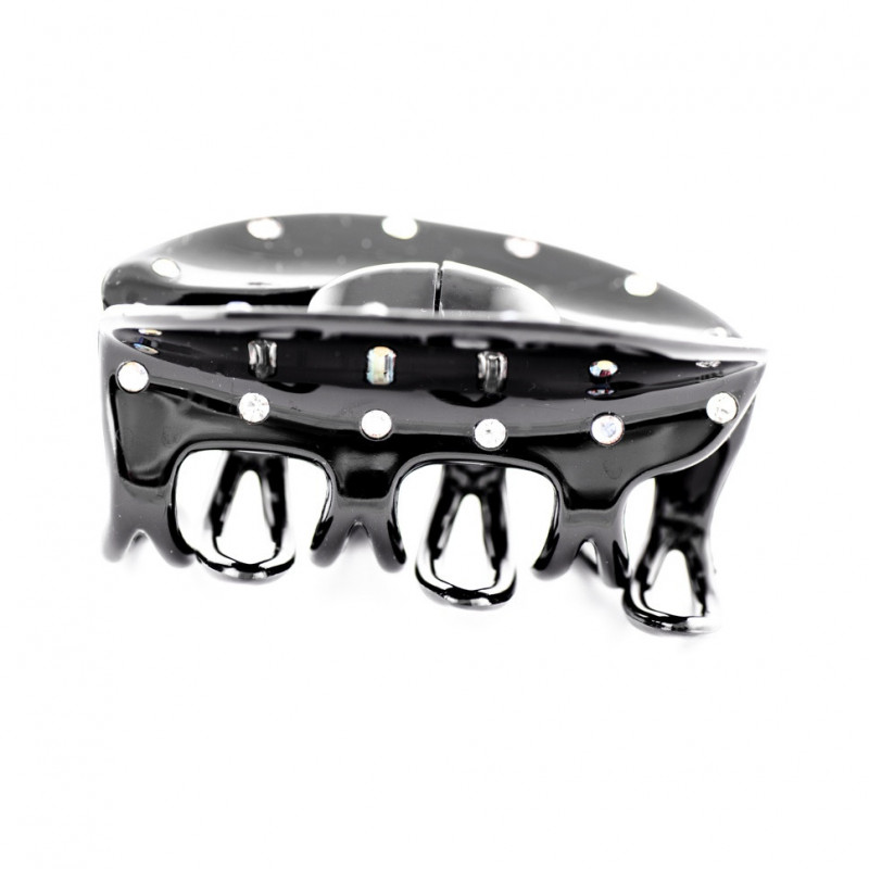 Hairclip Injected pliers MM light 6 openwork teeth