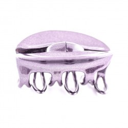 Hairclip Injected pliers MM simple 6 openwork teeth