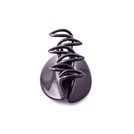 Hairclip Injected pliers MM simple 6 openwork teeth