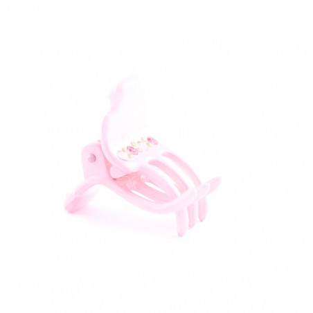 Hairclip Injected pliers TTPM light square edge, 6 teeth