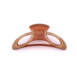 Hairclip Injected pliers TGM full two openwork ovals