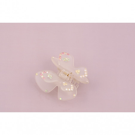 Hairclip Injected pliers GM light butterfly with rounded wings