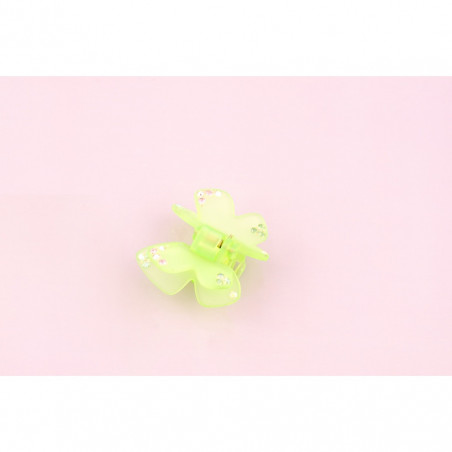 Hairclip Injected pliers MM light butterfly with rounded wings