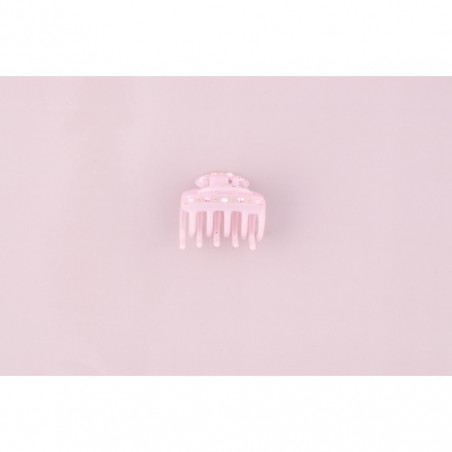 Hairclip Injected pliers TPM light 10 teeth, flap with openwork oval