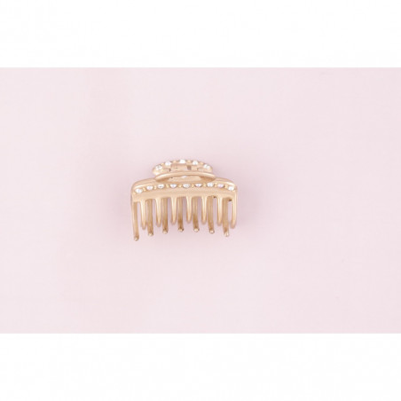 Hairclip Injected pliers PM light 15 teeth, flap with openwork oval