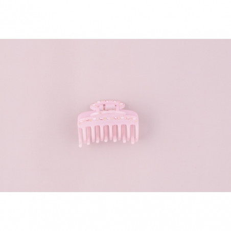 Hairclip Injected pliers PM light 15 teeth, flap with openwork oval